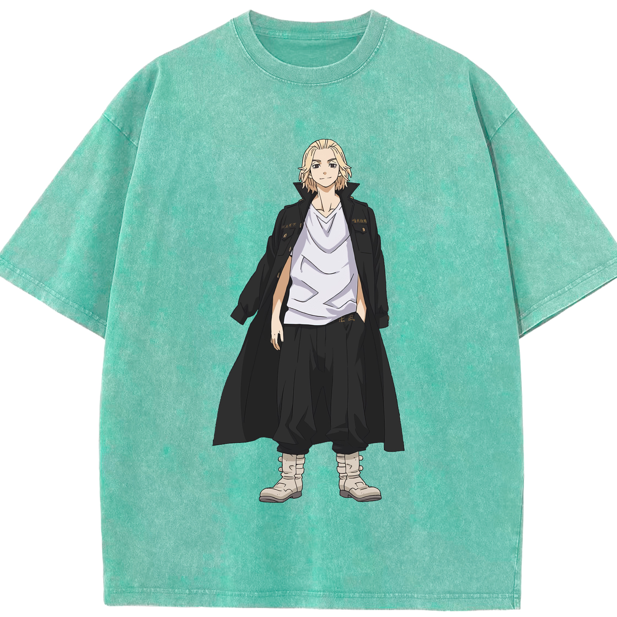 （画像用） 東京リベンジャーズ Tokyo Revengers 綿100% ヴィンテージ風 半袖Tシャツ（フロントプリント）